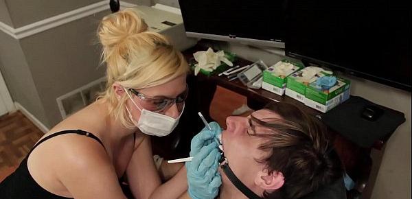  dentist bondage blowjob